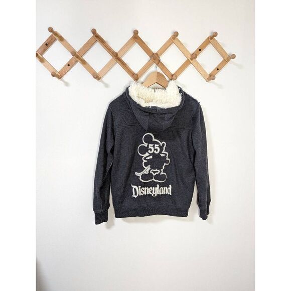 Disneyland Parks Gray Mickey Mouse 55th Anniversary Full Zip Sweatshirt - Size M - Picture 6 of 9